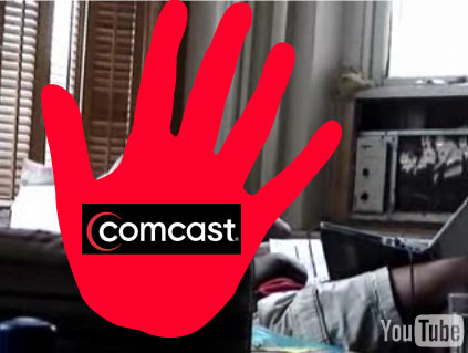 Comcast Cencorship Hand
