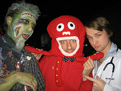 Zombie, Robotkid, and RNDM at Beat Research Halloween â€˜07